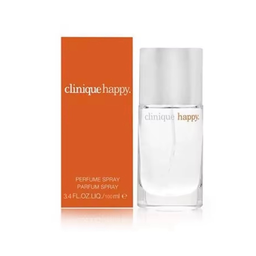 Clinique Happy Women's Fragrance - Orange & Silver Accents